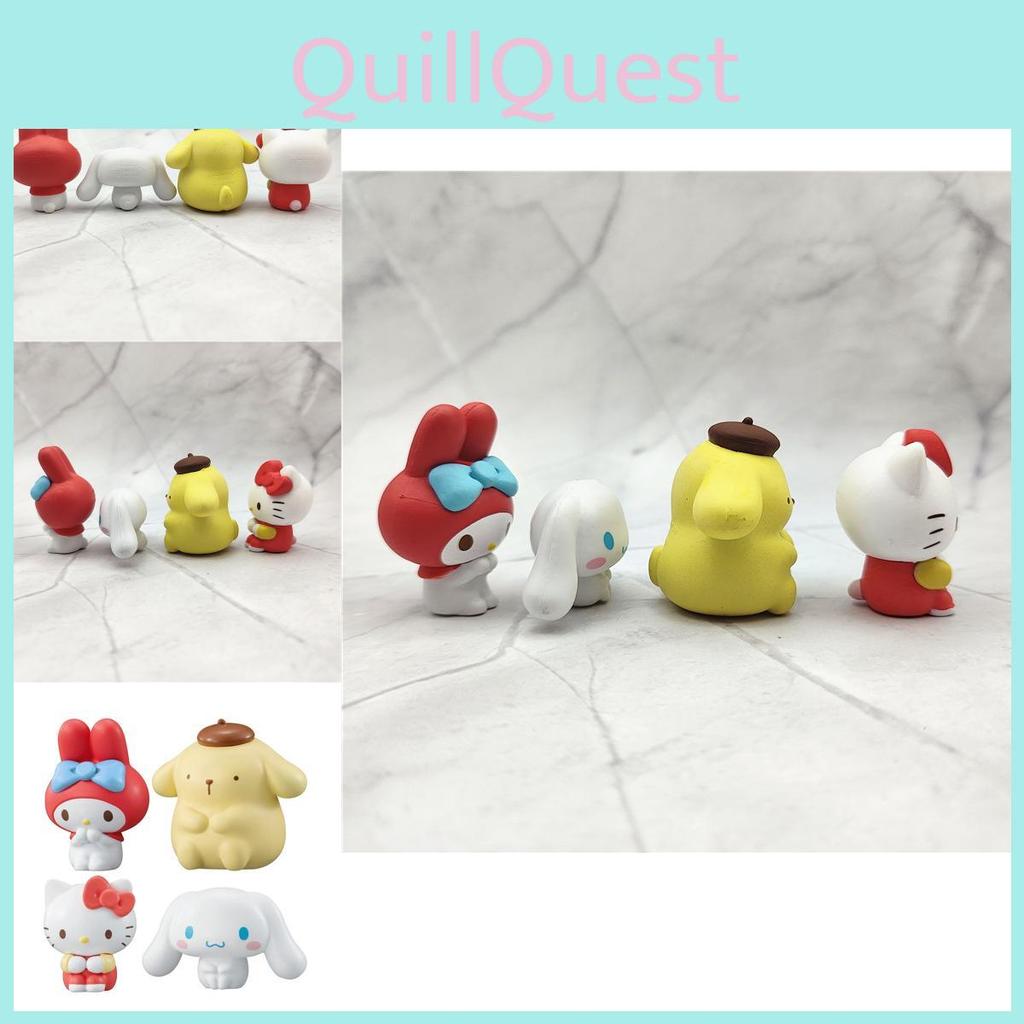 Adorable My Melody Figurine Pvc Anime Collectible Cute Car Dashboard Decor