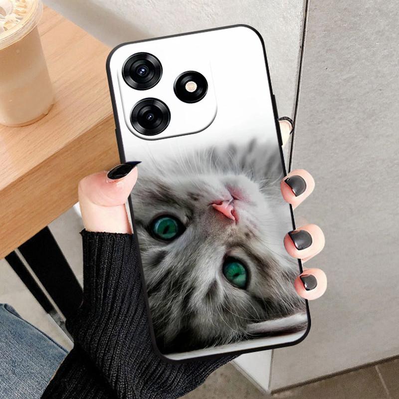 For Tecno Spark 10 Case Back Cover Spark10 Cute Cartoon Flower Skull Soft Silicone Phone Cases For Tecno Spark 10C Fundas Coque