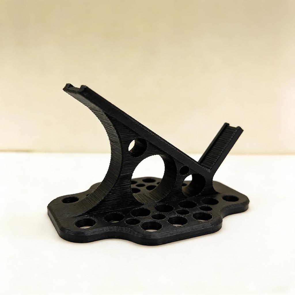 1pc Stable Ergonomic Phone Stand – Lazy Side Lying Style for Bedside/Sofa, Comfortable Plastic Holder, Great Gift