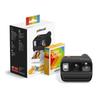 Polaroid Go Generation 3 Instant Camera Bundle with 8 Color Photos Film Black Pocket-Sized Analog Camera with Selfie Mirror and Double Exposure