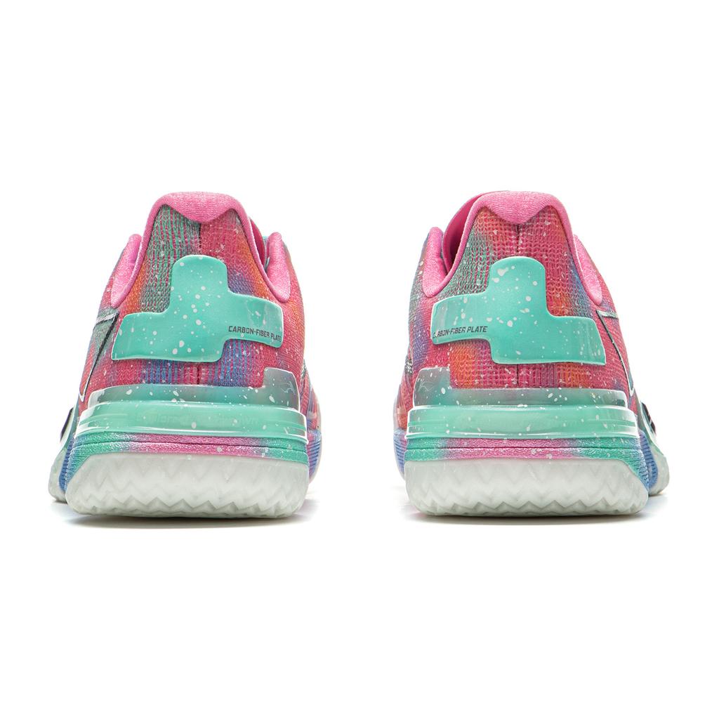 New LINING Gamma Basketball Shoes Men Low Top Neon Pink ABAU039-15