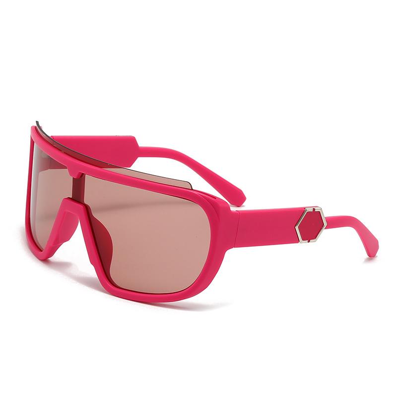Oversized Sunglasses Women Men Luxury Brand Designer Vintage Punk Outdoor Riding Sport Goggle Sun Glasses