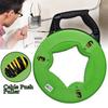 Anti-Corrosion Fish Tape Reel Durable Pull Wire Retracting Cable Puller  Cable Installation