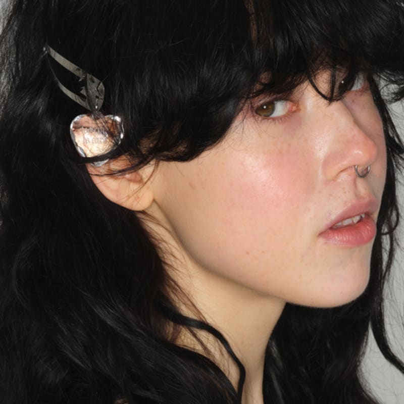 Eireve TOO!! HEART HAIR CLIP (CLEAR)