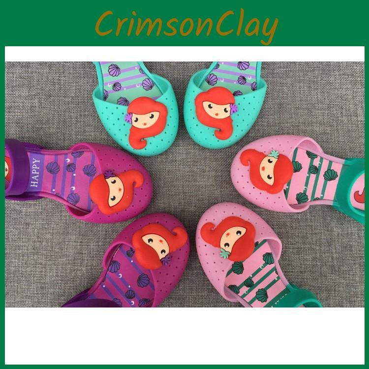 New Mini Melissa Mermaid Jelly Girl Baby Princess Shoes Sandals In Us Size 813