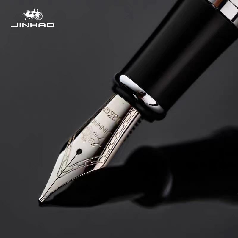 Jinhao X750 Luxury Fountain Pen Metal 0.5MM Medium Nib Calligraphy Writing Pens School Useful Office School Stationery Supplies