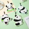 Cute Panda Zoo Hand Towel Kids Cartoon Absorbent Coral Velvet Towel Kitchen Bathroom Hanging Rag Handkerchiefs children Adult