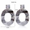 Japanese and Korean Popular New Retro Personalized Geometric Long Earrings