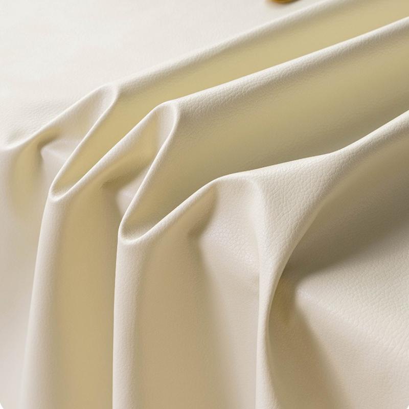 Rectangular Restaurant Table Cloth Waterproof Oil Resistant Wear-resistant Solid Color Home Decor Hotel Dining Table Decoration