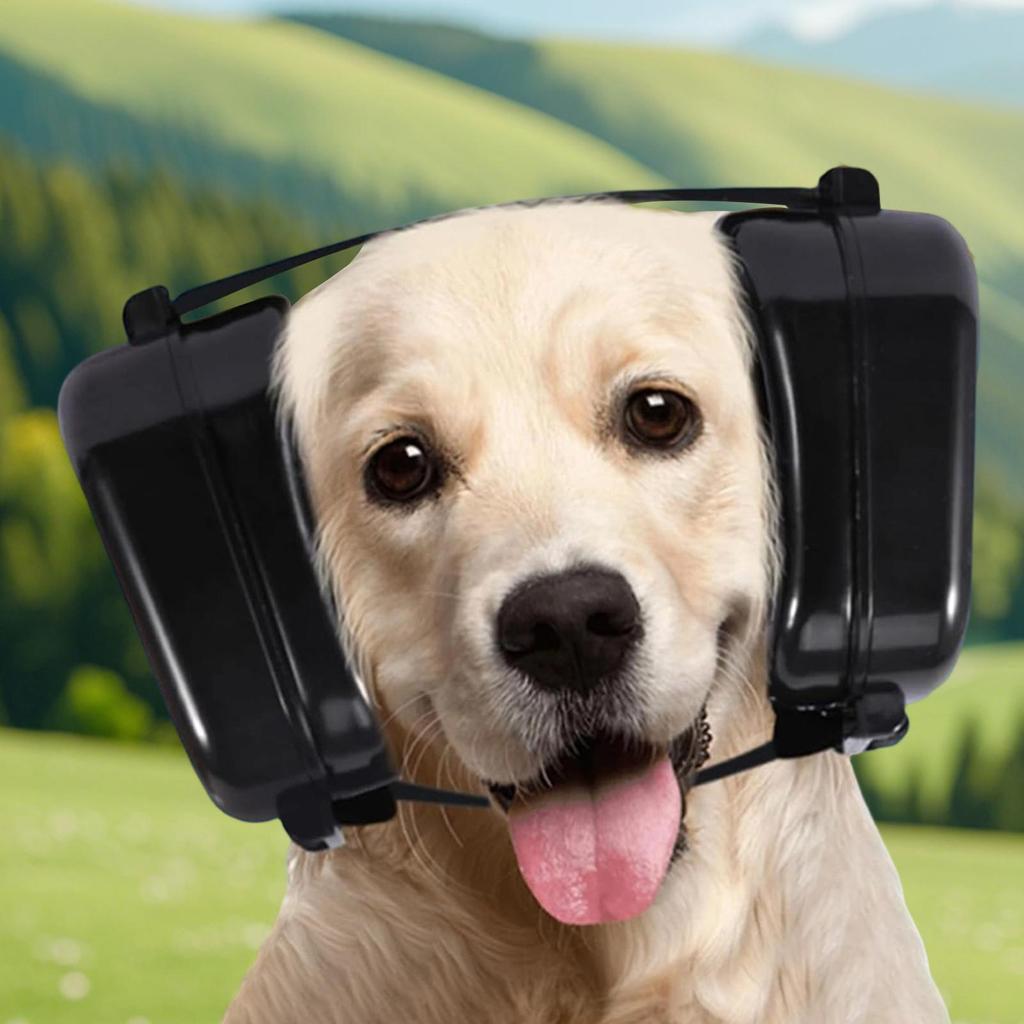 Dog Headphones Soft Breathable Dog Earmuffs Hearing Protection Noise Cancelling Pet Ear Protector For Drying Calming Winter