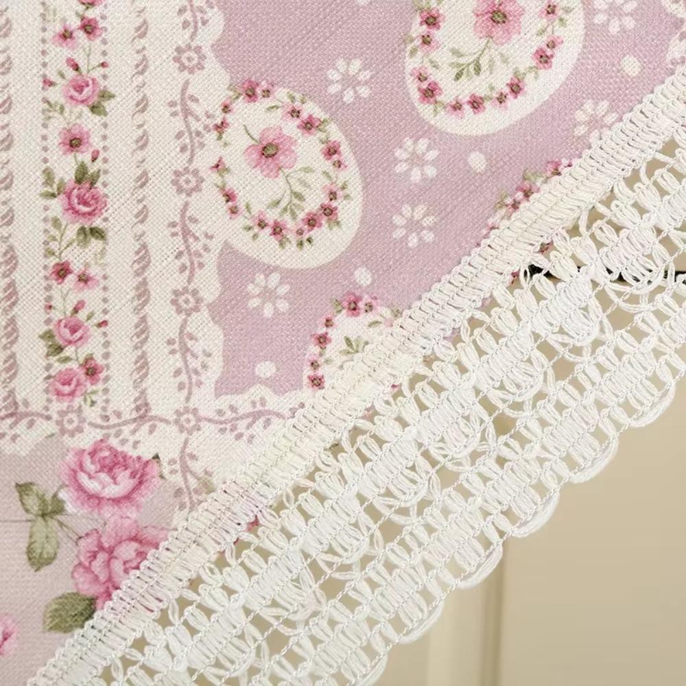 Pastoral Style All-Purpose Covers Square Dustproof Cover Household Lace Tablecloth  Bedroom