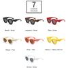  Fashion Oval Candy Color Sunglasses Women Y2K Retro Rivets Men Brand Designer Trending Punk Round Sun Glasses Shades