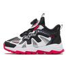 Anta Kids Lace-Up Comfortable Versatile Casual Non-Slip Wear-Resistant Mid-Top Running Shoes Kids Sneaker Black White 312349973N-6