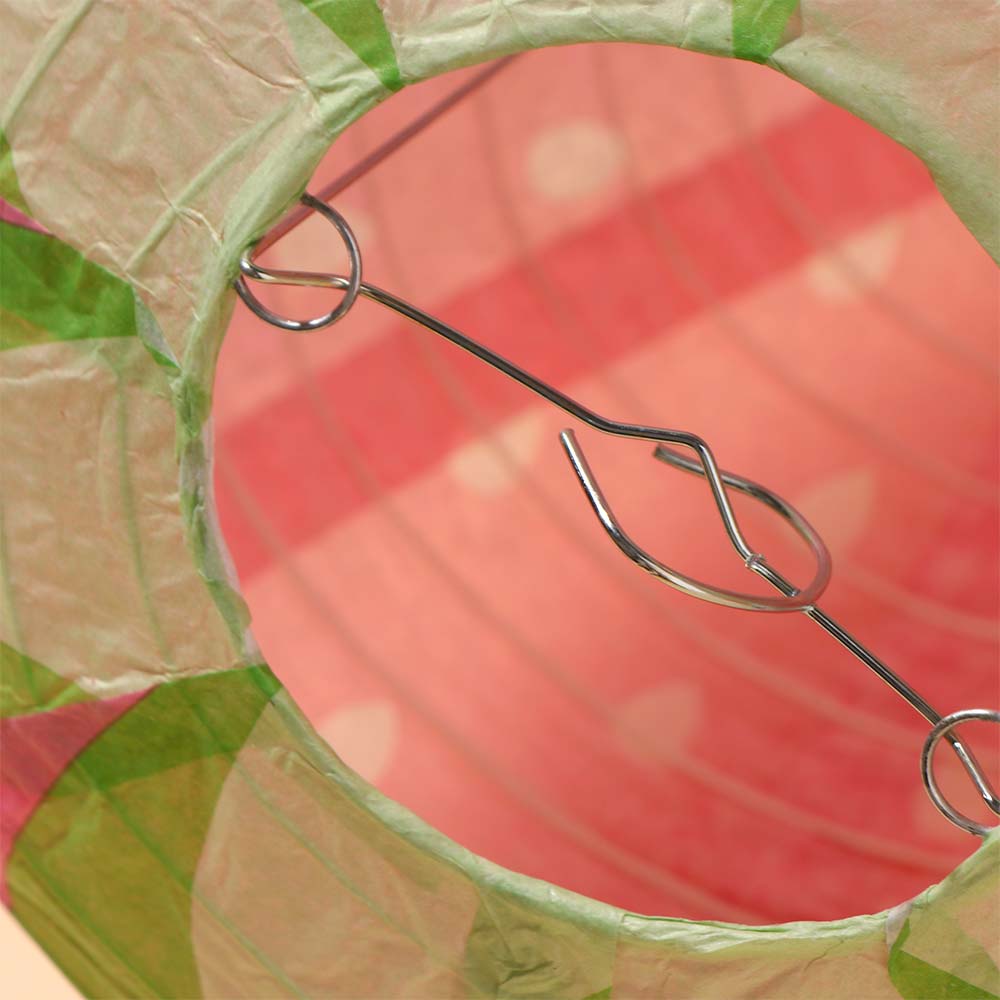 3D Pink Strawberry Lantern Handheld Fruit Theme Paper Lantern Sweet Cute Ornament Hanging Lantern Ball Children's Holidays