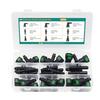 Fuel Line Repair Kit 30PCS with SAE 7.89mm 9.49mm 9.89mm Quick Connect Fittings for 8mm Inner Diameter Nylon Hose