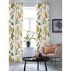 Autumn Maple Texture Luxury Window Curtain for Living Room Bedroom Home Decor Kitchen for Window Drapes