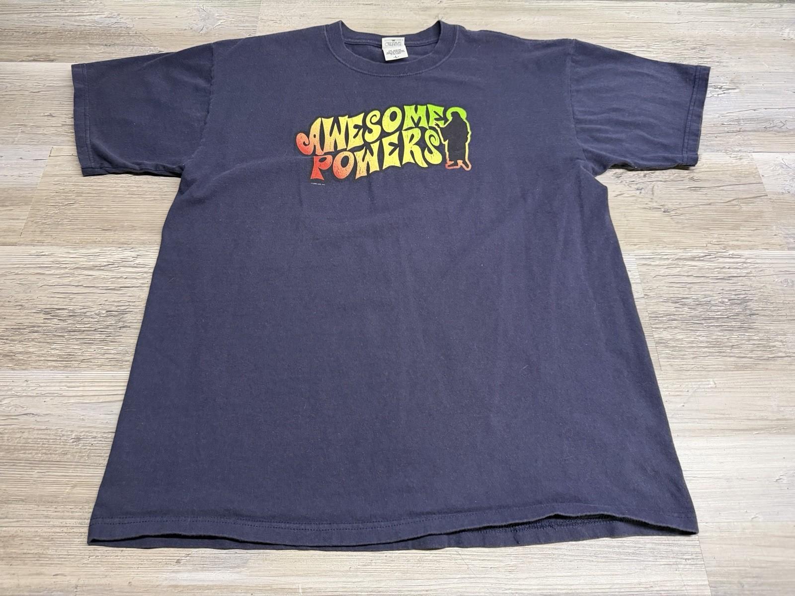 Vintage Jesus Christian Austin Powers Parody T-Shirt Awesome Powers Size Large Unisex T-Shirt XXL