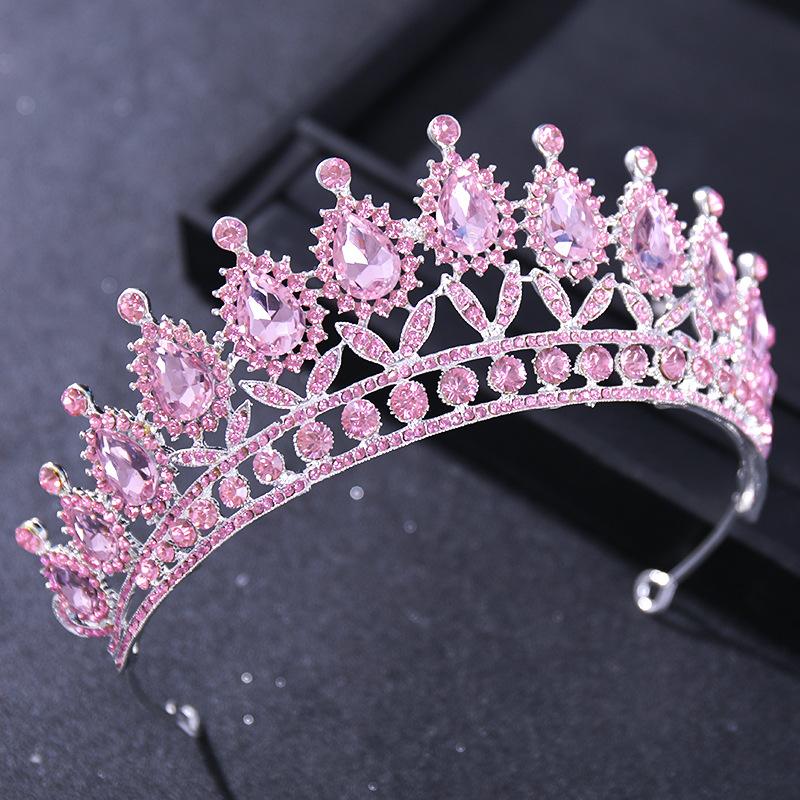 European and American Bride's Crown Headwear Hair Crown Accessories Evening Gowns Princess Style Hair Accessories
