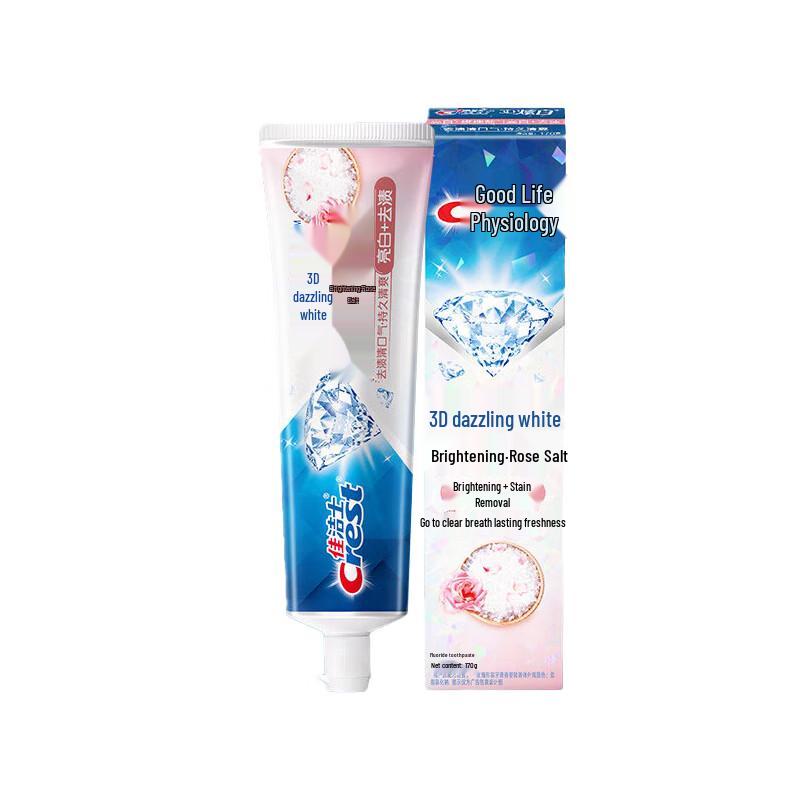 

Crest 3D White Rose Salt Toothpaste