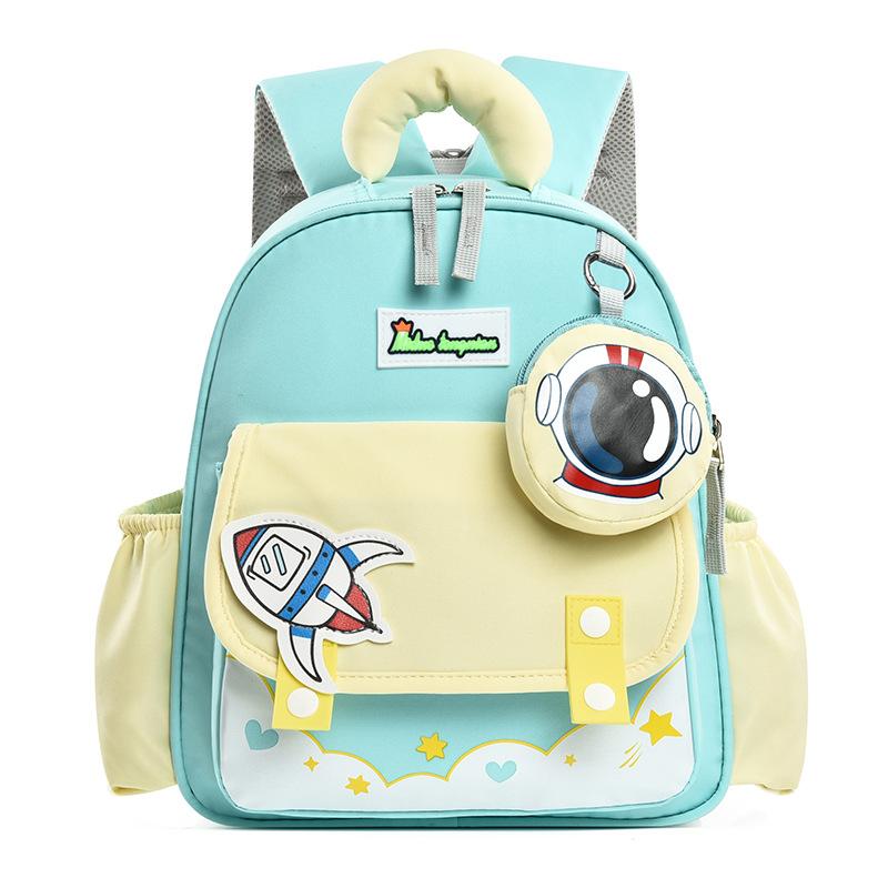 Schoolbag New High-value Children's Backpack Oxford Cloth Children's Fun Cute Kindergarten School Bag Boys and Girls Large Capacity Backpack