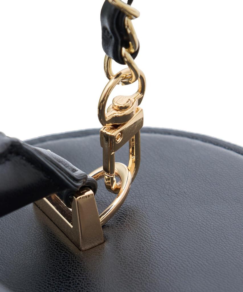 Maison de Fleur gesteppte Würfel-Umhängetasche mit Schleife, Damen, Rosa