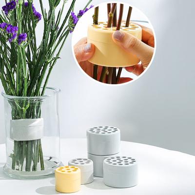 Spiral Ikebana Stem Holder DIY Bouquet Twister Vase Flower Arranger Grid Multi-holes Plant Fixation Stand Floral Arrangement