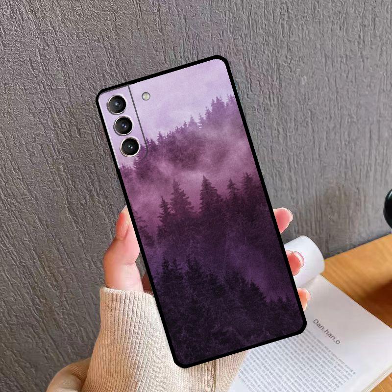 Forest Trees Mountain Phone Case For Samsung Galaxy S25 S26 Ultra S20 S21 S22 S23 S24 S10 Plus S24 FE S25 FE Cover