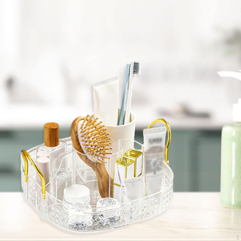 Bathroom Organizer Shelf Cosmetic Storage Rack Freestanding Lipstick Perfume Makeup