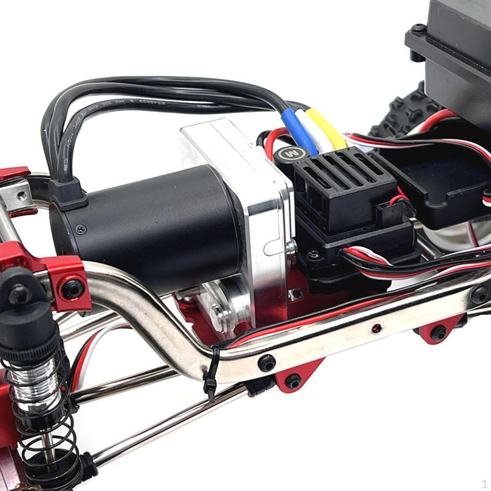 

1/12 RC Central Gearbox Housing Direct Replacement Easy to Install Aluminium Alloy Accessories for червоний