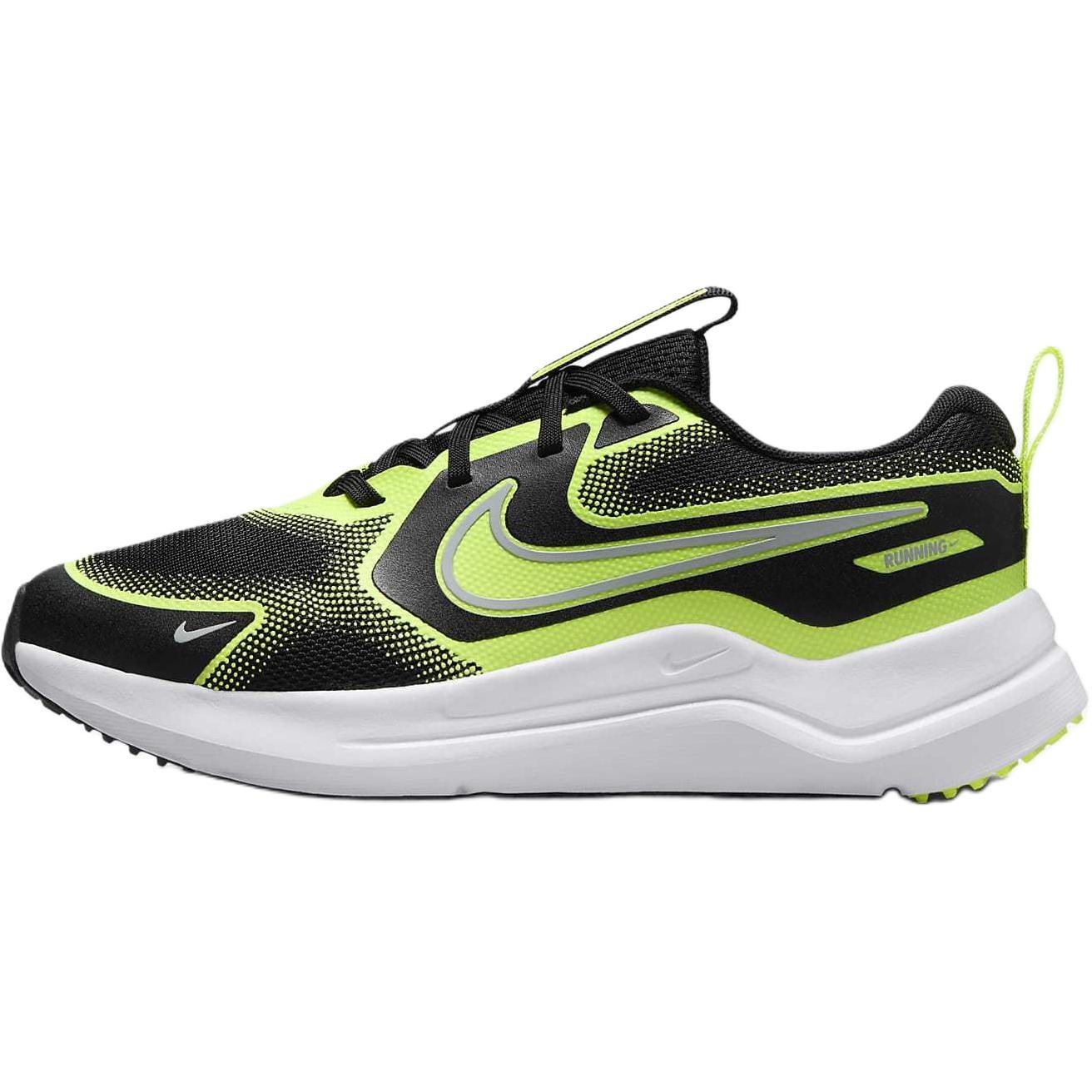 (GS) Nike Cosmic Runner Black Volt Wolf Grey Kids HM4402-005 EU 38