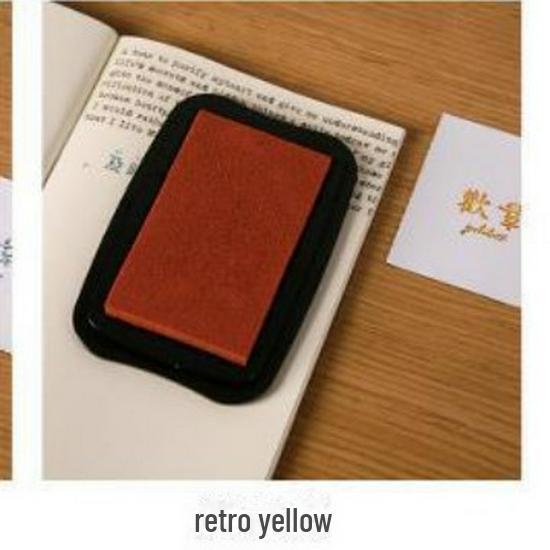 Sada retro barevných inkoustových polštářků: 12 velkých plných barev pro DIY dekorace a razítkování prsty