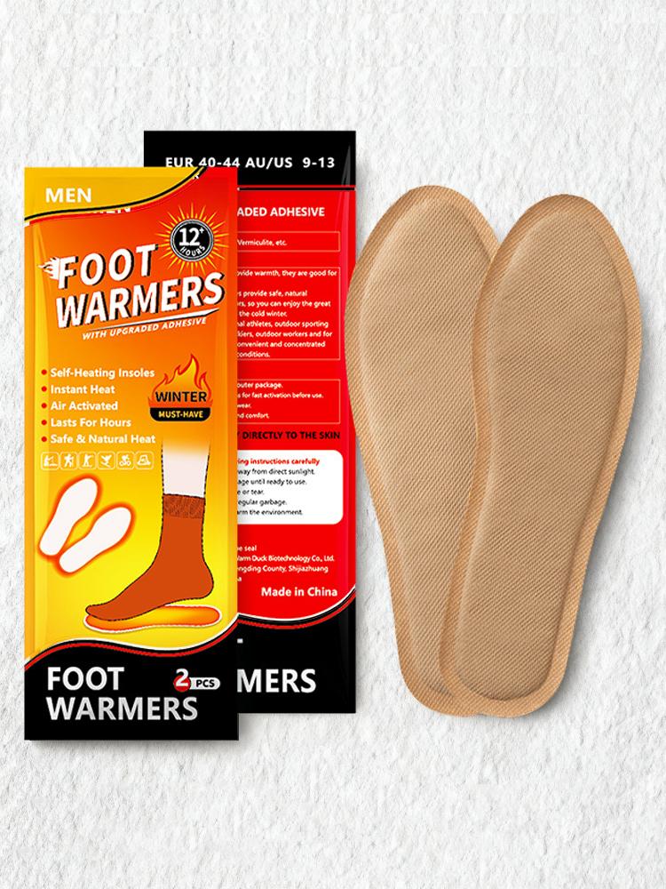 10 Pairs Insole Foot Warmers Continuous Heat Heated Insoles Warmers Air Activated Warmers for Hunting and Outdoor Sports