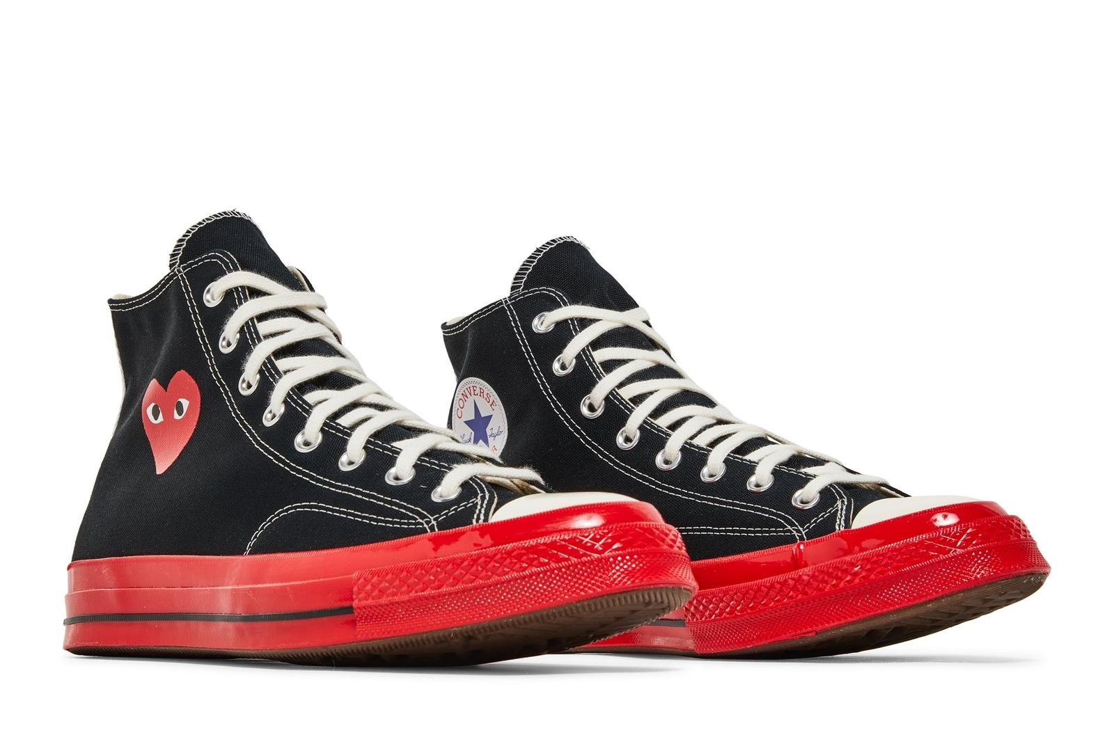 

Converse Comme des Garçons Play x Chuck 70 High Черный Красный A01793C 36.5