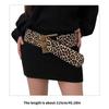 Leopard Print Wide Waist Belt Fashion Adjustable Belt Casual Wear Waist Belt for Men and Women