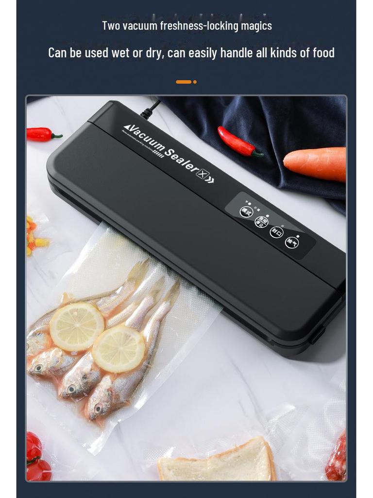 Aparat de etanșare cu vid umed/uscat portabil pentru conservarea alimentelor