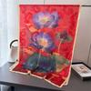 Symphony magnolia print cut flower spring and summer silk scarf large long scarf high-end travel shawl sun protection women's scarf headscarf