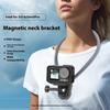 FLYMILE For DJI Osmo Action 5 Pro/Pocket 3/Insta360 GO 3S/GoPro Hero 13 POV Shooting Neck Mount Holder Bracket