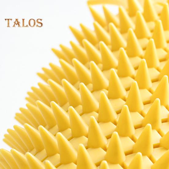 Cat Self Groomer Pineapple Shape Cat Wall Corner Massage Comb with Catnip Cat Face Scratcher Grooming Brush for Long Short Fur Cats Dogs