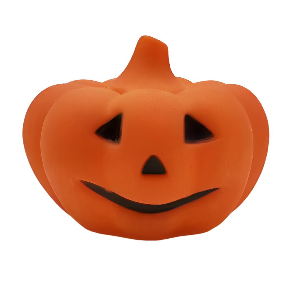 Novelty Flash Pumpkin Lamp Toy Cute Halloween Nightlight Battery Operated Halloween LED Pumpkin Lights House Party Creepy Props