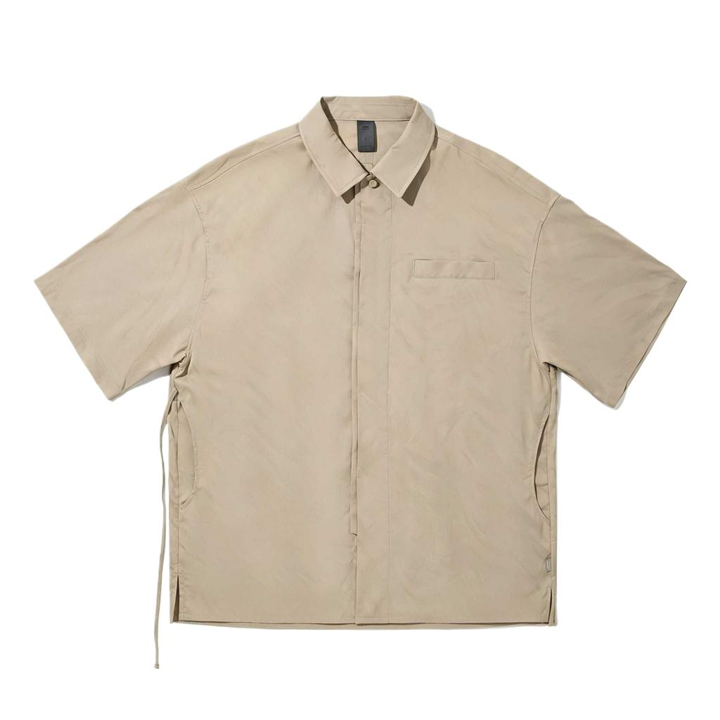 Li Ning X Jackie Chan Collaboration Série Kung Fu SS25 Chemise Polo Boutonnée Couleur Unie Hommes chemises ASHV021-3