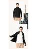 Bird's Men's Waterproof Softshell Windbreaker Jacket with Stand-Up Collar