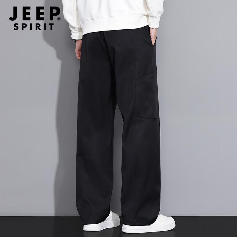 JEEP SPIRIT Men's Straight-Leg Loose Cargo Pants