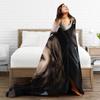 Twilight Ed and Bella Blanket Quality Super Warm  Throw Blanket Winter Airplane Travel Home Decor Print Bedspread