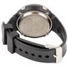 Digital Dash Inverted Urethane Black [Arias] ADWW18106RC-05 Men's Radio-controlled Watch, Waterproof, Multifunctional, Backlit, LCD, Belt,