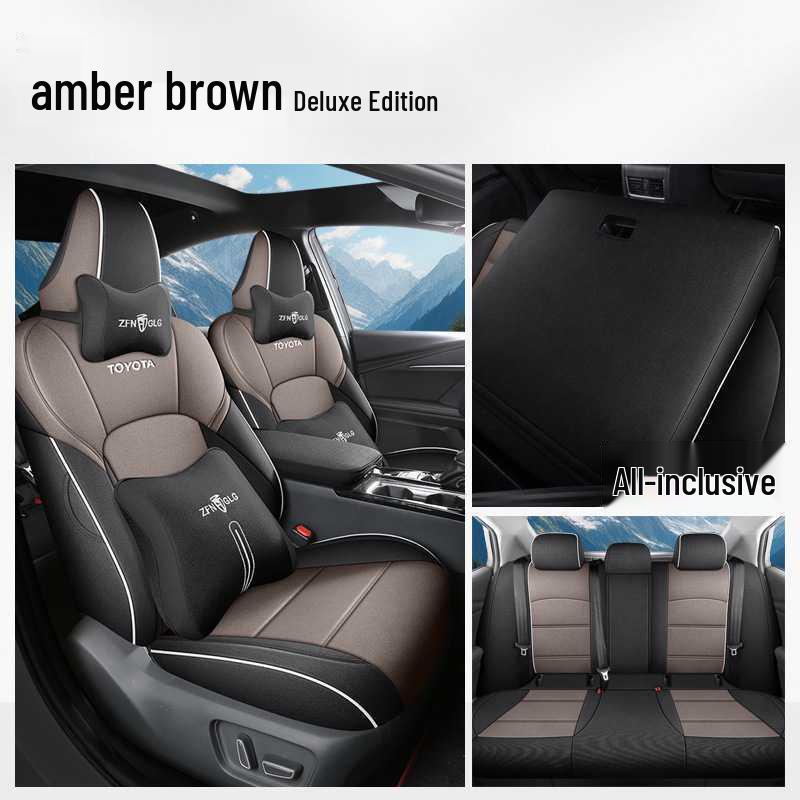 9th Gen All-Season Fabric Car Seat Covers for 2024 Toyota Camry, Full Coverage