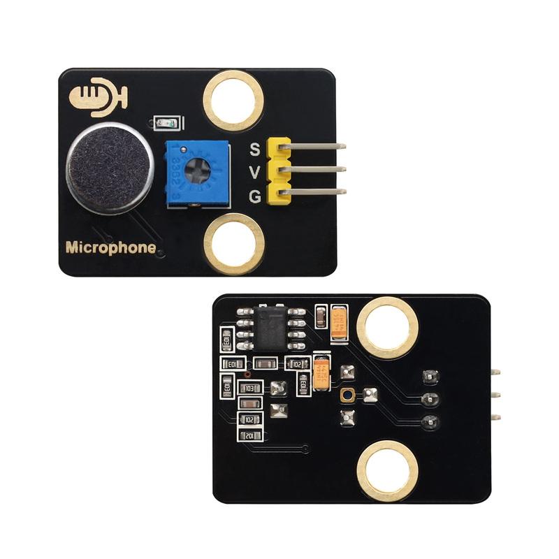 MicroPhone  Sound Sensor Audio Detection Sensor Module for Arduino DIY Projects Compatible with Lego Blocks