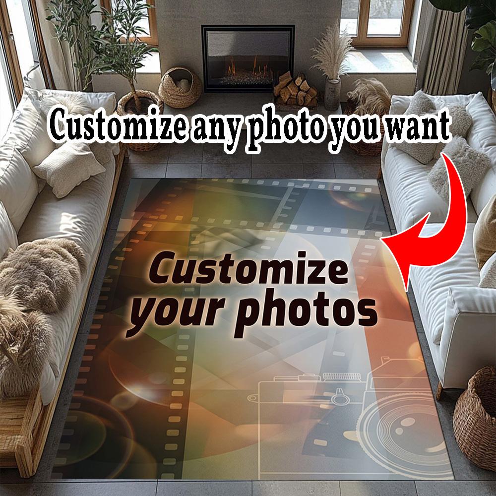 Customize Photo Customizable photos Floor Mat Perfect for Bedrooms Foyer Kitchen Balcony Antislip Carpet Office home decor Birthday/Christmas Gift