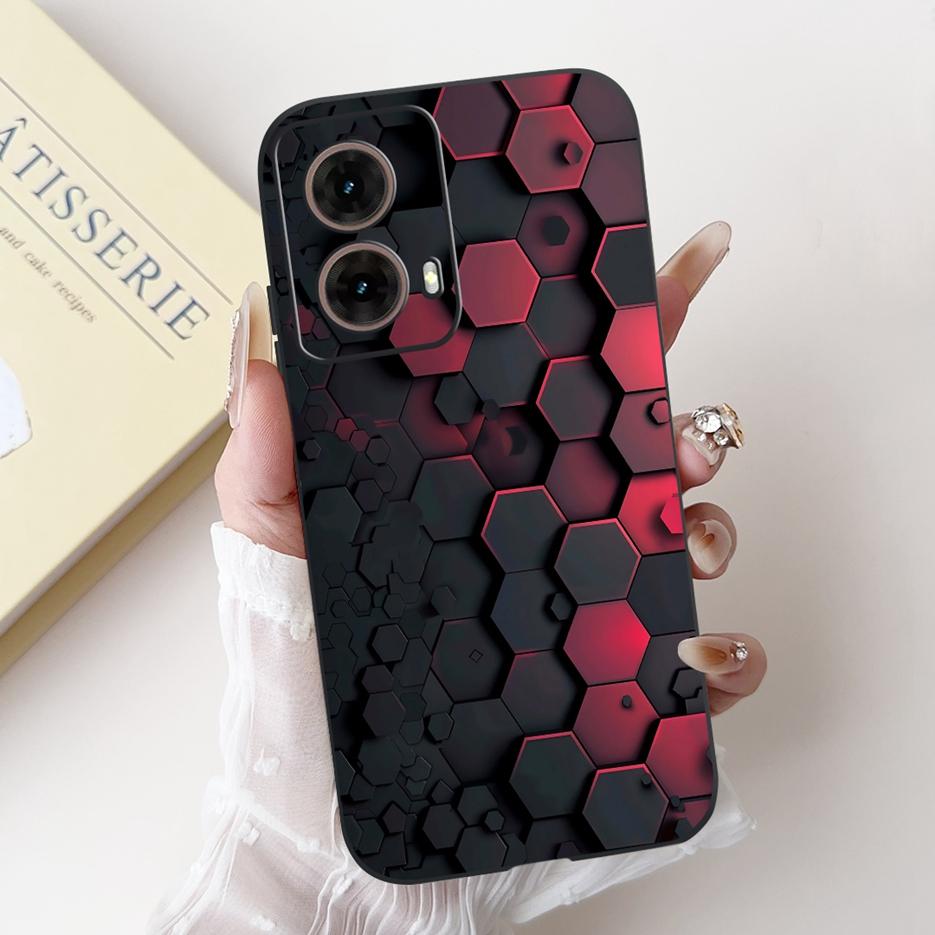 For Motorola Moto G85 5G Case XT2427-1 Luxury Candy Painted Cover Soft TPU Phone Case For Moto G35 G 55 85 MotoG55 MotoG85 Shell