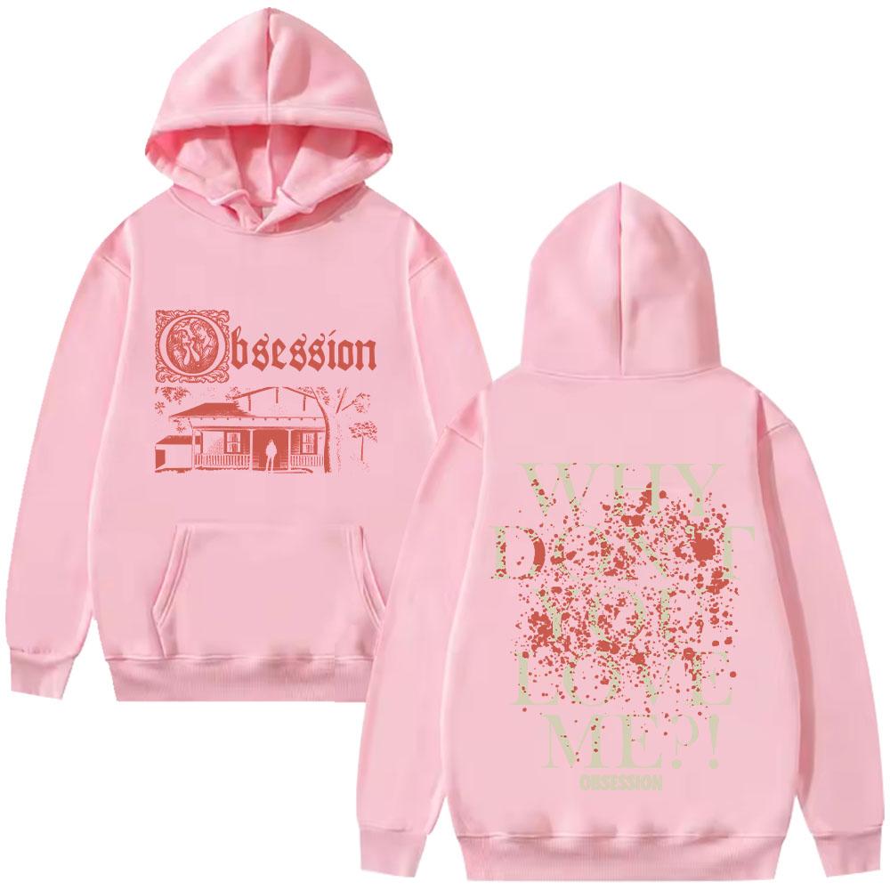 Obsession 2026 Hororová Mikina Vintage Gotický Film Streetwear Estetika Grafický Pulovr dámský pánský Trendy Mikiny Oblečení Y2K