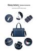 Men's Waterproof Oxford Conference Crossbody Briefcase